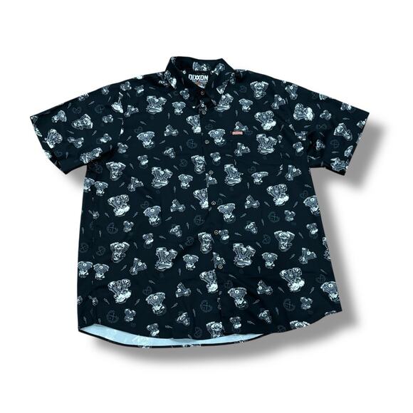 Dixxon Men’s Size 2X Black The Moco Ride Like The Wind Brother Button Shirt - Picture 1 of 6